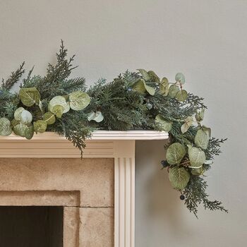 Pre Lit Oversized Berry And Pinecone Christmas Garland, 2 of 2