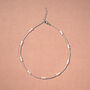 White Delicate Seed Pearl And Bead Necklace, thumbnail 2 of 3