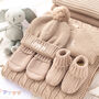 Fudge Luxury Welcome Baby Knitted Essentials And Toy Gift Set, thumbnail 1 of 11