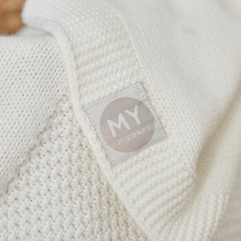 Personalised Eid Ivory Shawl, 4 of 5