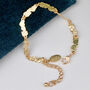 Personalised 18ct Gold Plated Molten Lava Bracelet, thumbnail 2 of 9