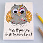 Personalised Teacher's Embroidered Notepad, thumbnail 2 of 7