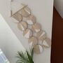 Pink And White Geometric Wall Hanging Art, thumbnail 4 of 6