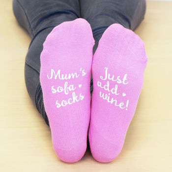 Personalised Women's Sofa Socks, 2 of 5