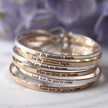 Look How Far You've Come…Brass Bangles, 4 of 12