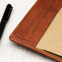 Luxury Leather Personalised Message Journal, thumbnail 4 of 6