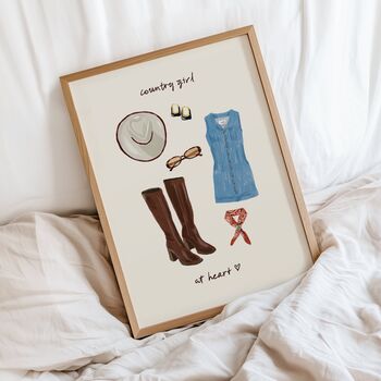 Country Girl At Heart Print, 2 of 3