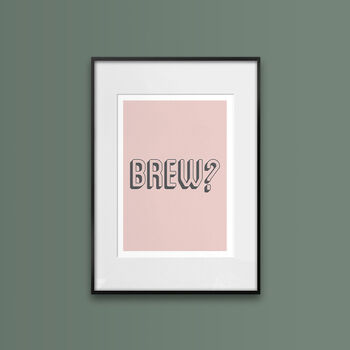 Brew, Colourful Kitchen Print, 3 of 6