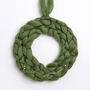 Kissing Wreath Christmas Beginner Finger Crochet Kit, thumbnail 6 of 8