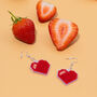 Make Your Own Heart Earrings Cross Stitch Kit, thumbnail 1 of 6