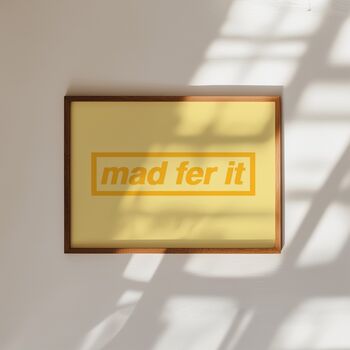 Oasis Mad Fer It Print / Oasis Keep Sake / Oasis Poster / Oasis Memorabilia / Oasis Mania / Oasis Print / Northern Art / Manchester Art, 4 of 4