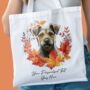 Personalised Dog Autumn Wreath Tote Bags, thumbnail 10 of 12