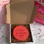 Valentines Brownie Message Letterbox Gift Gluten Free, thumbnail 1 of 3