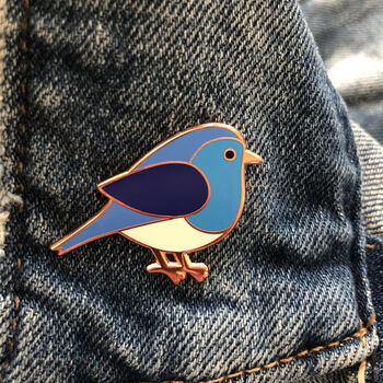 Bird Enamel Pin Badge, 3 of 6