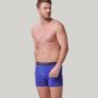 Multipack Four Pairs Of Men's Bamboo Trunks In Brights, thumbnail 3 of 7