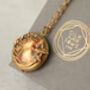 Antique Pastoral Bird Locket Necklace, thumbnail 7 of 11