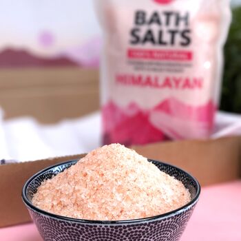 Personalised 100% Natural Himalayan Bath Salts Gift Box, 2 of 3