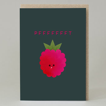 'Pffffft' Raspberry Card, 2 of 3