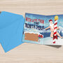 Singing And Sliding Animated Santa! Funny Christmas Card 'From The North Pole', thumbnail 6 of 12