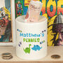 Personalised Dinosaur Children's Ceramic Money Box, thumbnail 1 of 2