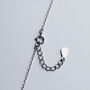 Sterling Silver Crystal Infinity Symbol Pendant Necklace, thumbnail 2 of 4