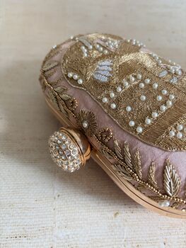 Elephant Oval Pink Clutch, 11 of 12