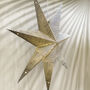 Liberty Noir | Black And White Paper Star Lantern, thumbnail 4 of 4