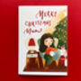 Christmas Greetings Card For Mum, thumbnail 2 of 7