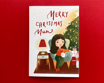 Christmas Greetings Card For Mum, 2 of 7