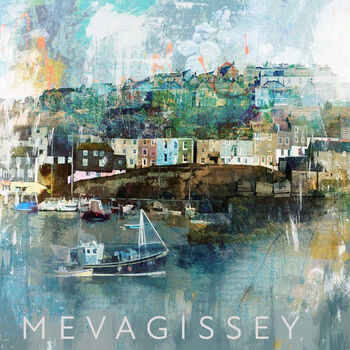 Mevagissey Harbour Poster Print, 3 of 4