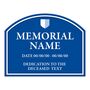 Blue Memorial Plaque, thumbnail 3 of 9