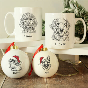 Personalised Dog Breed Christmas Bauble, 8 of 12