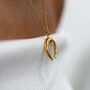 Vintage Horn Pendant Necklace, thumbnail 1 of 3