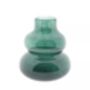 Skrzyszow Glass Vase Small Dark Green, thumbnail 1 of 12