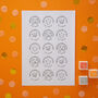 Jungle Animal Personalised Party Bag Stickers, thumbnail 4 of 5