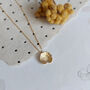 Pressed Flower Daisy Necklace Gold Plated, thumbnail 3 of 9