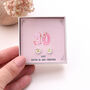 30th Birthday Sterling Silver Wild Daisy Earrings, thumbnail 2 of 6