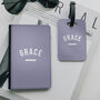 Lilac Personalised Passport Cover, thumbnail 1 of 3