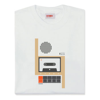 C90 Music Cassette White T Shirt, 5 of 6