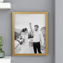 Personalised Photo Upload Oak Poster Frame, thumbnail 2 of 4