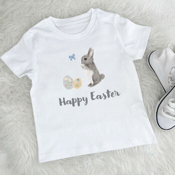 Kids Personalised Easter Bunny T Shirt, 3 of 4