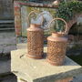 Lattice Lanterns In Copper, thumbnail 2 of 7