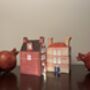 Four Card Houses Craft Retro Christmas Decoration, thumbnail 3 of 6