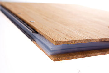 Bamboo Wood Personalised Portfolio Folder Album A4/A3, 4 of 10