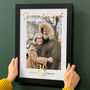 Personalised Anniversary Gold Foil Print, thumbnail 4 of 8