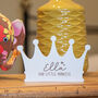 Personalised Royalty Wooden Crown Keepsake, thumbnail 2 of 4