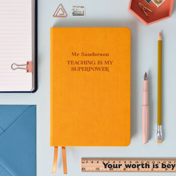 Teaching Is My Superpower Personalised Notebook, 10 of 10