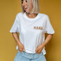 Fierce Mama Breast Pocket T Shirt, thumbnail 3 of 8