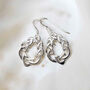 Sterling Silver Celtic Love Loop Earrings, thumbnail 1 of 7