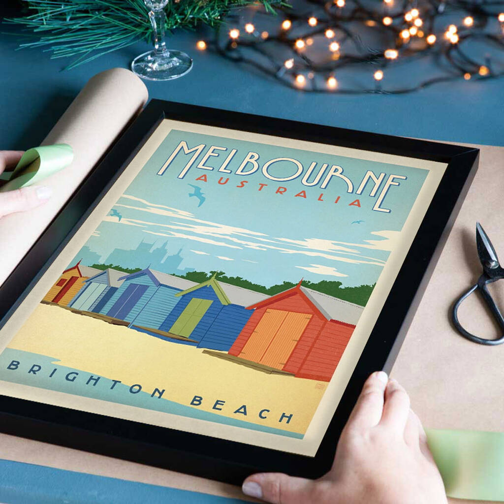 melbourne tourism poster